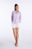 Elegant Burnout Buttoned Down Shirt