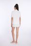 Piped Shirt with Short Sleeve