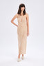 Long Floral Dress With Lace Detail
