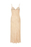 Long Floral Dress With Lace Detail