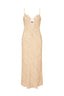 Long Floral Dress With Lace Detail