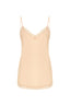 Satin Top With Lace Detail