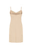 Satin Dress With Lace Detail