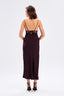 Satin Dress With Lace Detail