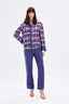 Modern Print Satin Shirt