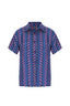 Modern Print Satin Shirt