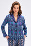 Modern Print Satin Shirt