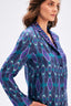 Modern Print Satin Shirt