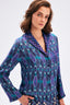 Modern Print Satin Shirt