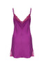 Satin Dress With Lace Detail