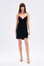 Satin Dress With Lace Detail