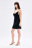 Satin Dress With Lace Detail