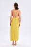 Satin Dress With Lace Detail