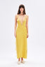 Satin Dress With Lace Detail