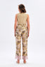 Floral Trousers With Lace Detail