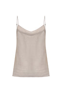 Linen Camisole With Stich Detail