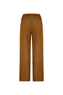 Trousers with waist detail