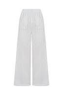 Beach Trousers With Lace Detail