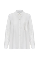 Broderie Anglaise Buttoned Down Shirt