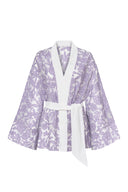 Elegant Burnout Printed Kimono