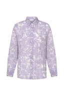 Elegant Burnout Printed Shirt