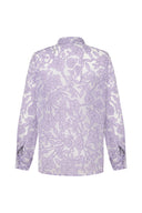 Elegant Burnout Printed Shirt