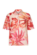 Cotton Half Placket Beach Shirt