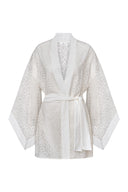 Elegant Burnout Beach Kimono