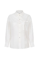 Broderie Anglaise Beach Shirt