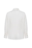 Broderie Anglaise Beach Shirt