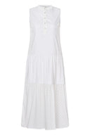 Broderie Anglaise Long Summer Lined  Dress
