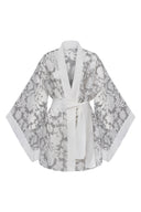 Elegant Burnout Beach Kimono