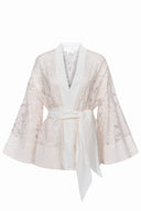 Elegant Burnout Beach Kimono