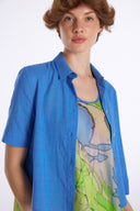 Buttoned Down Shirt with Short Sleeve