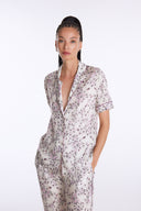 Piped Shirt with Short Sleeve