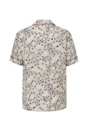 Piped Shirt with Short Sleeve