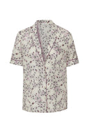Piped Shirt with Short Sleeve