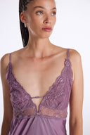 Long Sexy Dress with Lace Detail