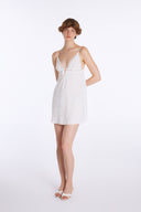 Short Dress with Lace Detail