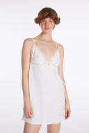 Short Dress with Lace Detail