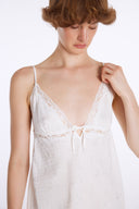 Short Dress with Lace Detail