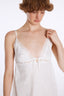 Short Dress with Lace Detail