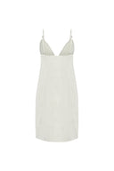 Short Dress with Lace Detail