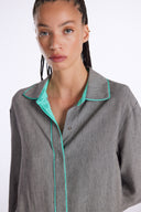 Buttoned Down Piped Shirt