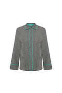 Buttoned Down Piped Shirt