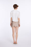 Buttoned Down Shirt with Short Sleeve