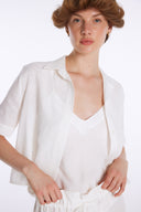 Buttoned Down Shirt with Short Sleeve