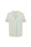 Piped Shirt with Short Sleeve
