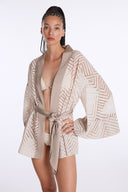 Elegant Burnout Kimono