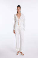 Trousers with Line Pattern